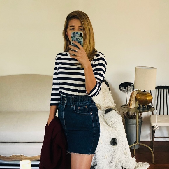 🌷ASOS blue white stripe top - Picture 5 of 9